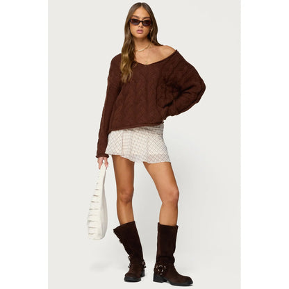 Lulah Plaid Mini Skirt