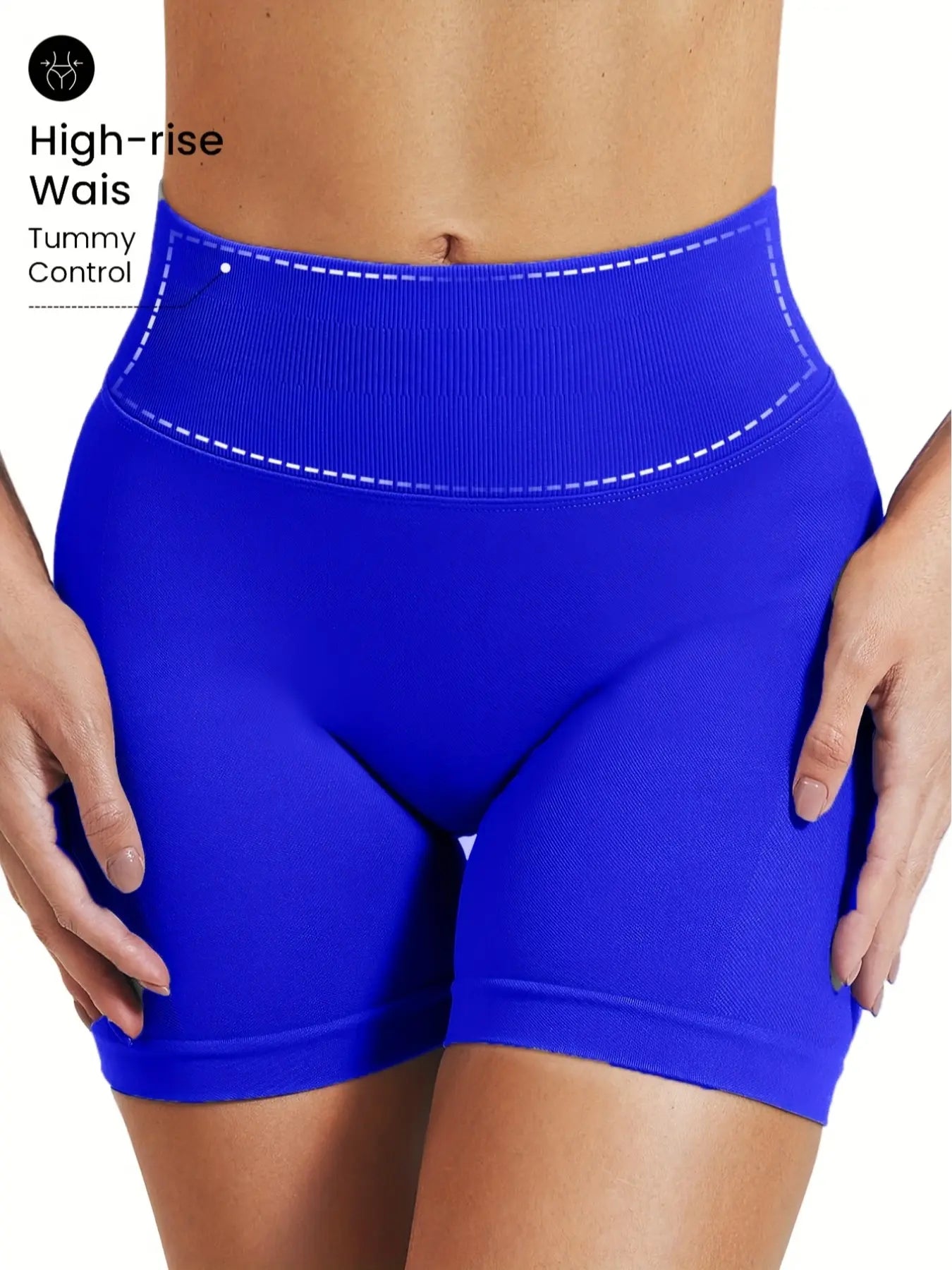 Women'S High Waist Seamless Butt Lifting Shorts, 3 Pack Comfortable Elastic Design, Perfect for Daily Wear, Tummy Control & Lifted Look