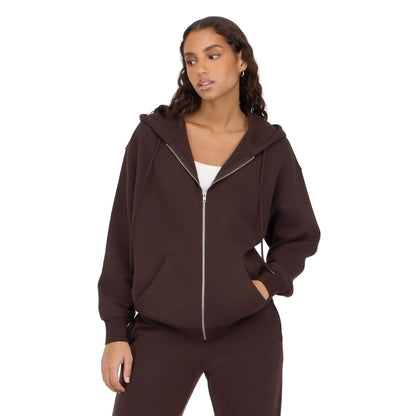 Forever 21 Women’S Hoodie with Zip up – Classic Fleece Zip Front Sweatshirt