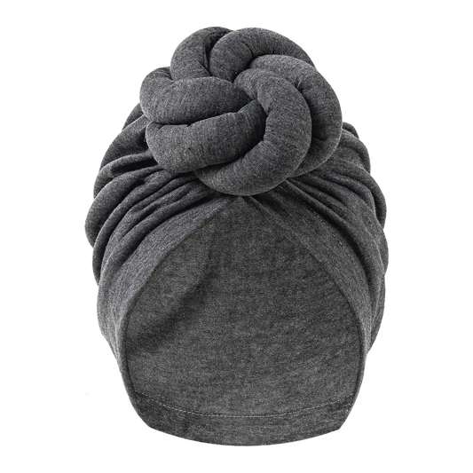 Knotted Turban Hat Solid Color Head Wraps