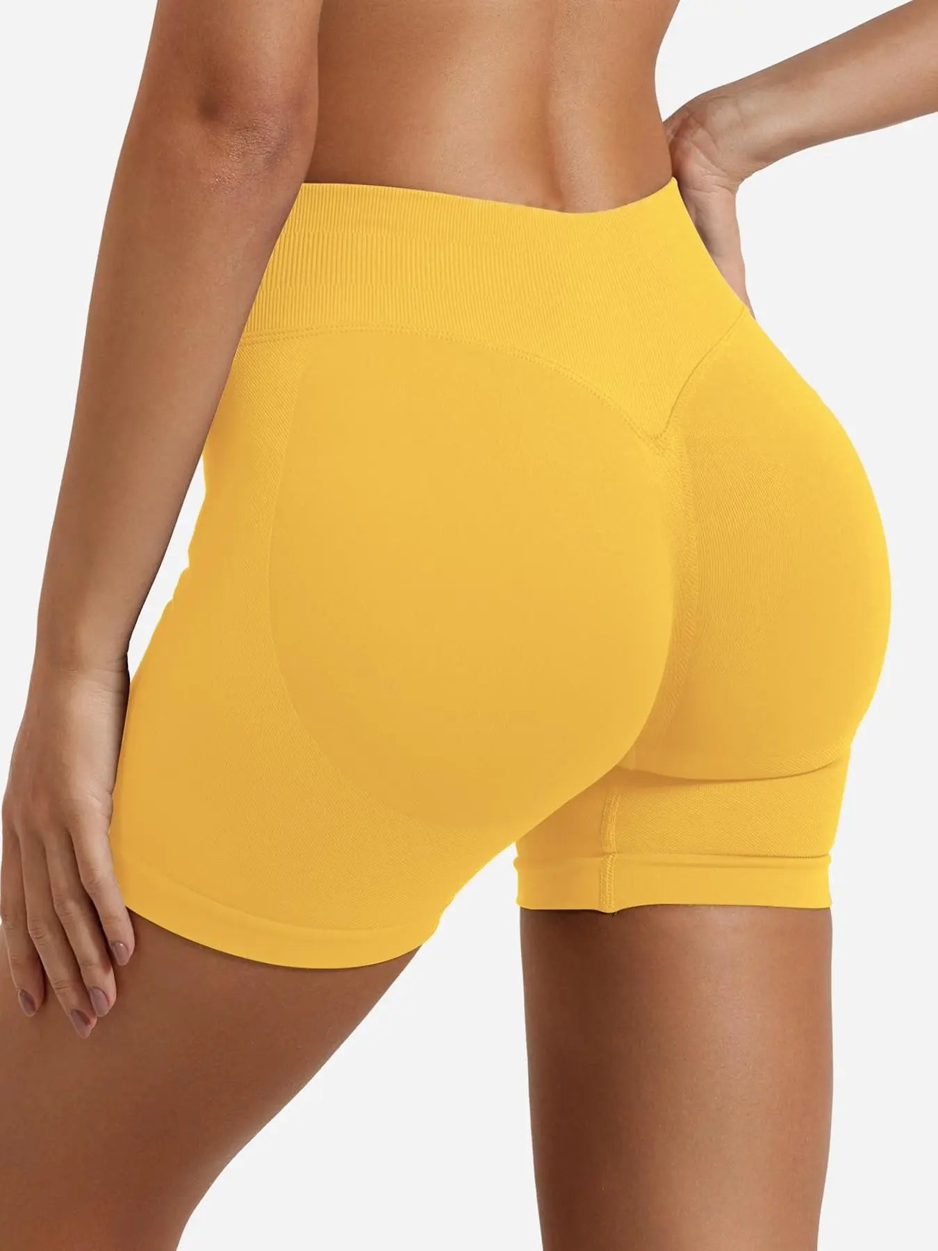 Women'S High Waist Seamless Butt Lifting Shorts, 3 Pack Comfortable Elastic Design, Perfect for Daily Wear, Tummy Control & Lifted Look