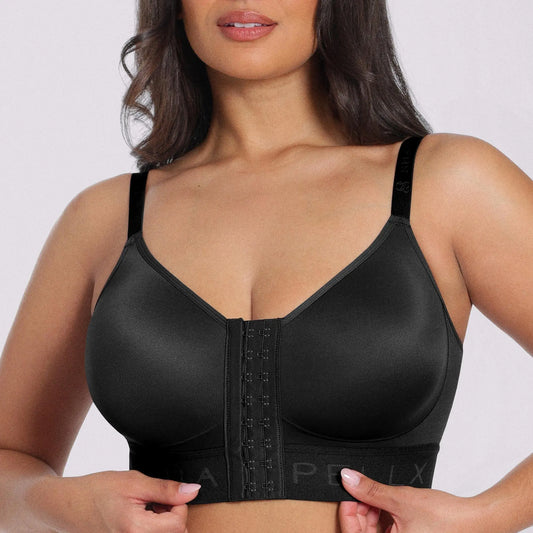 Shapellx Bare Essentials Airslim Unlined Wireless Front-Closure Bra